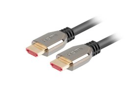 Kabel HDMI Lanberg M/M v2.1 0,5m 8K 60Hz czarny LANBERG