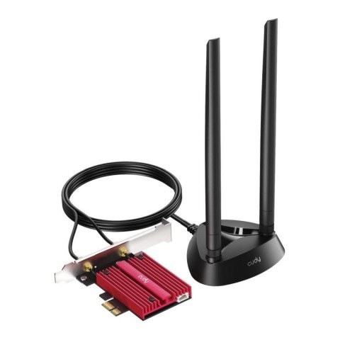 Karta sieciowa Cudy WE4000 WiFi 6E AX5400 BT 5.2 PCI-E CUDY Karta sieciowa Cudy WE4000 WiFi 6E AX5400 BT 5.2 PCI-E CUDY
