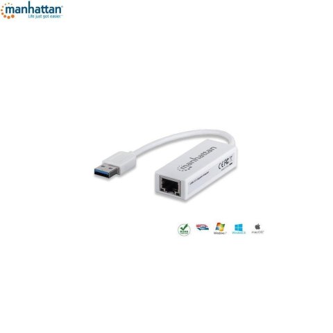 Karta sieciowa Manhattan USB 3.0 na RJ45 10/100/1000 Gigabit Manhattan