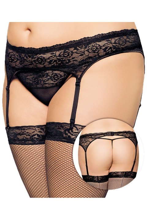 Komplet Model Garterbelt 3305 Plus Size Black - SoftLine Collection SoftLine Collection Komplet Model Garterbelt 3305 Plus Size Black - SoftLine Collection SoftLine Collection