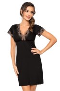 Koszulka nocna Koszula Nocna Model Hana Black - Donna Donna