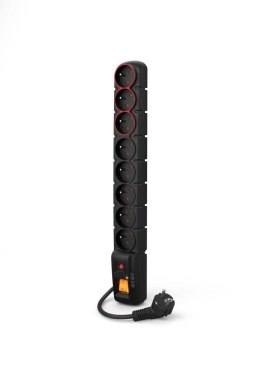 Listwa przeciwprzepięciowa Acar S8 DUAL 5m czarna Acar
