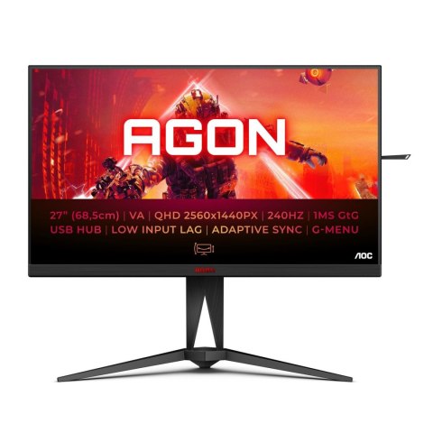 Monitor AOC 27" AGON AG275QZN/EU 2xHDMI 2xDP AOC Monitor AOC 27" AGON AG275QZN/EU 2xHDMI 2xDP AOC
