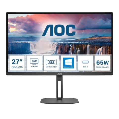 Monitor AOC 27" Q27V5N/BK HDMIx2 DP głośniki AOC Monitor AOC 27" Q27V5N/BK HDMIx2 DP głośniki AOC