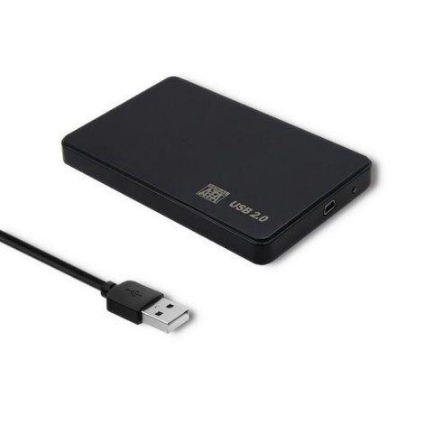 Obudowa Qoltec na dysk HDD/SSD 2.5" SATA3 | USB 2.0 | Czarna Qoltec
