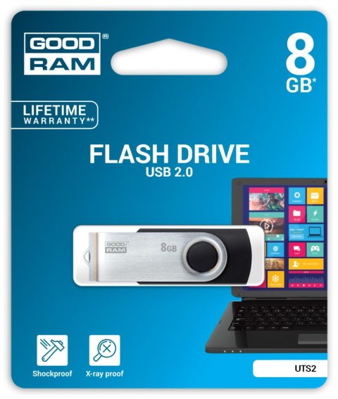 Pendrive GOODRAM UTS2 Twister 8GB USB 2.0 Goodram