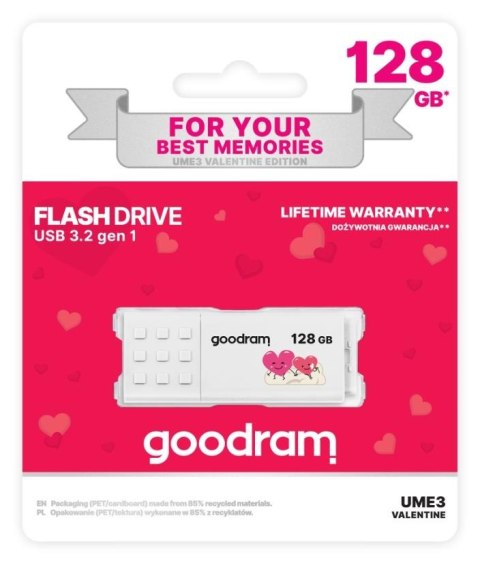 Pendrive GOODRAM VALENTINE UME3 128GB USB 3.2 Gen 1 Goodram