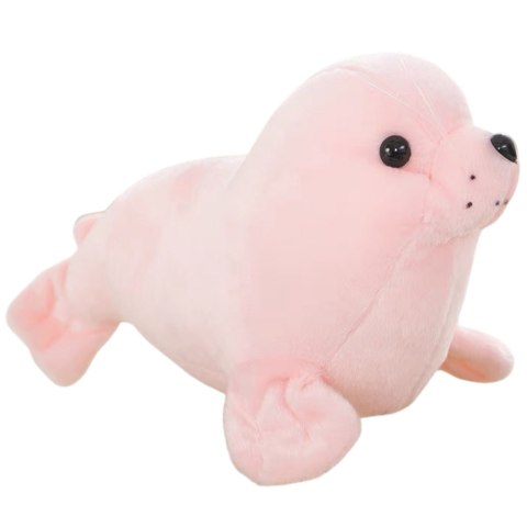 Pluszowa Foczka Pluszak Maskotka Przytulanka Różowa 24cm LEAN TOYS Pluszowa Foczka Pluszak Maskotka Przytulanka Różowa 24cm LEAN TOYS