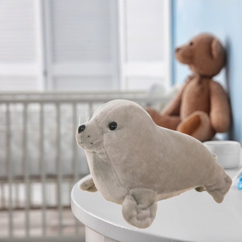 Pluszowa Foczka Pluszak Maskotka Przytulanka Szara 24cm LEAN TOYS Pluszowa Foczka Pluszak Maskotka Przytulanka Szara 24cm LEAN TOYS