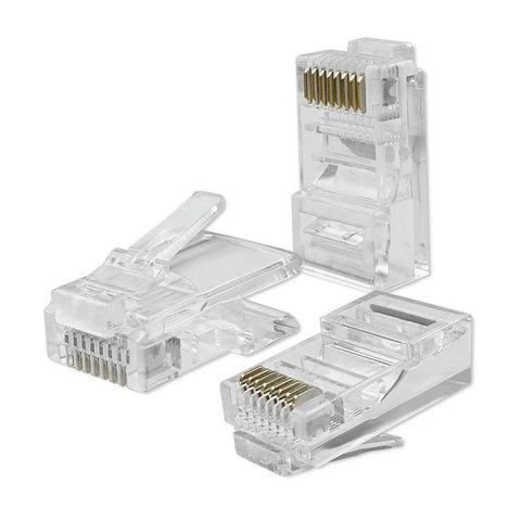 Wtyk QOLTEC złącze modularne RJ45 | CAT5e | UTP | Pozłacane styki | 10 sztuk Qoltec