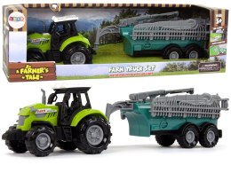 Traktor Rolniczy z Opryskiwaczem Farma Dźwięk Zielony LEAN Toys