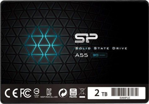 Dysk SSD Silicon Power ACE A55 2TB 2,5" SATA3 (560/530 MB/s) Silicon Power Dysk SSD Silicon Power ACE A55 2TB 2,5" SATA3 (560/530 MB/s) Silicon Power