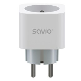 Gniazdko inteligentne Wi-Fi SAVIO AS-01, 16A, Smart z pomiarem zużycia energii, Timer Savio