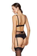 Gorsety, body, pasy Pas do pończoch Model Coco PPW Black - Gorteks Gorteks