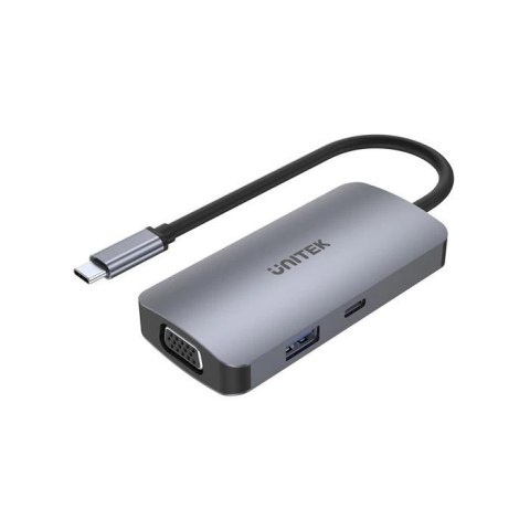 Hub USB-C Unitek D1051A 1x USB 3.1, VGA, 2x HDMI, PD Unitek