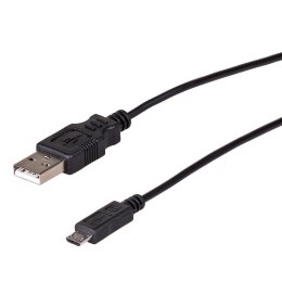Kabel USB 2.0 Akyga AK-USB-21 USB A(M) - micro USB B(M) 1m czarny AKYGA