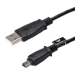 Kabel USB 2.0 Akyga AK-USB-22 USB A(M) - mini USB B(M) 5-pin 1m czarny AKYGA