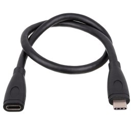 Kabel USB Akyga AK-USB-32 USB type C (f) / USB type C (m) ver. 3.1 0,3m czarny AKYGA