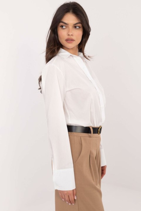 Koszula Damska Model LK-KS-509766.41 White - Lakerta Lakerta Koszula Damska Model LK-KS-509766.41 White - Lakerta Lakerta
