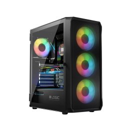 Obudowa LOGIC PORTOS ARGB MIDI USB 3.0 Black Logic Concept