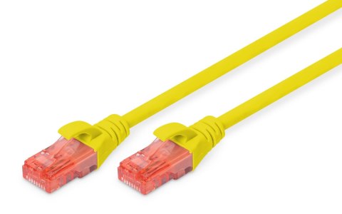Patchcord DIGITUS UTP kat. 6 7m PVC żółty Digitus Patchcord DIGITUS UTP kat. 6 7m PVC żółty Digitus