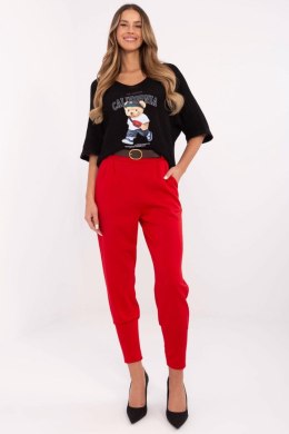 Spodnie Dresowe Model DHJ-SP-20316.16 Red - Italy Moda Italy Moda