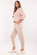 Spodnie Dresowe Model DHJ-SP-20316.87 Beige - Italy Moda Italy Moda