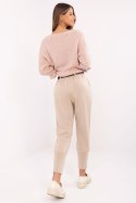 Spodnie Dresowe Model DHJ-SP-20316.87 Beige - Italy Moda Italy Moda