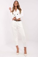 Spodnie Dresowe Model DHJ-SP-20316.87 Ecru - Italy Moda Italy Moda