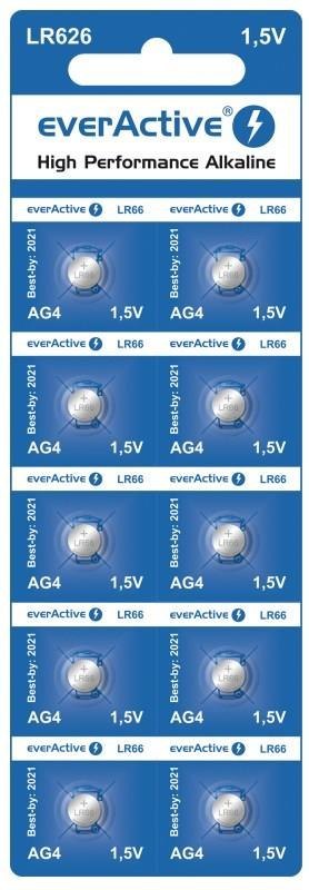 Baterie alkaliczne mini everActive G4 LR626 LR66 10 sztuk Everactive Baterie alkaliczne mini everActive G4 LR626 LR66 10 sztuk Everactive