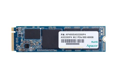 Dysk SSD Apacer AS2280P4 512GB M.2 PCIe NVMe Gen3 x4 2280 (2100/1500 MB/s) 3D TLC Apacer