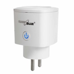 Gniazdko zdalnie sterowane GreenBlue GB720 E WiFi Android/iOS/Alexa/Google Home, zuż. energii, timer, max 3680W, typ E Greenblue