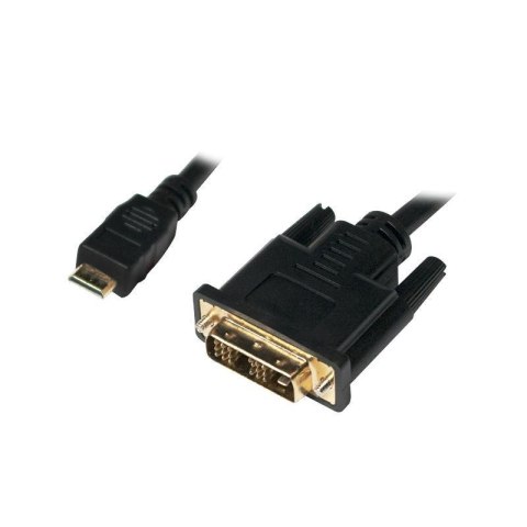 Kabel HDMI Logilink CHM002 mini HDMI - DVI/D M/M 1m LogiLink Kabel HDMI Logilink CHM002 mini HDMI - DVI/D M/M 1m LogiLink