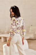 Koszula Damska Model Anvien BLU0136-03F Multicolor - Roco Fashion Roco Fashion