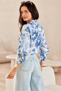 Koszula Damska Model Anvien BLU0136-06F Multicolor - Roco Fashion Roco Fashion
