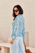 Koszula Damska Model Anvien BLU0136-07F Multicolor - Roco Fashion Roco Fashion