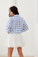 Koszula Damska Model Daisy BLU0202-A32 Blue - Roco Fashion Roco Fashion