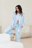 Koszula Damska Model Daisy BLU0202-A32 Blue - Roco Fashion Roco Fashion