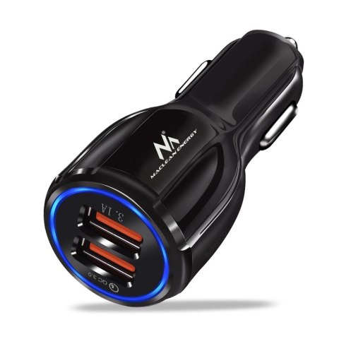 Ładowarka samochodowa Maclean MCE478 B QC 3.0 2xUSB czarna Maclean