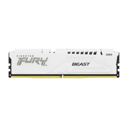 Pamięć DDR5 Kingston FURY Beast 16GB (1x16GB) 6400MHz CL32 1,4V White EXPO Kingston