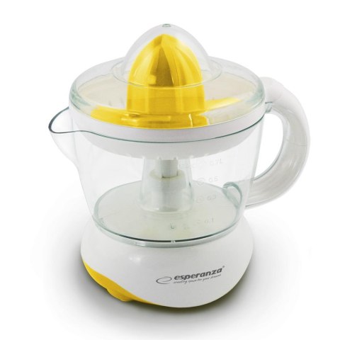 Wyciskarka do cytrusów Esperanza Clementine EKJ001Y biało-żółta ESPERANZA Wyciskarka do cytrusów Esperanza Clementine EKJ001Y biało-żółta ESPERANZA