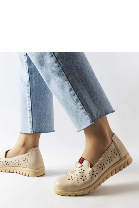 Beżowe lekkie mokasyny Joli - Solea Solea Beżowe lekkie mokasyny Joli - Solea Solea