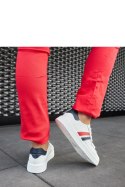 Białe skórzane wiązane sneakersy Camilla - Solea Solea