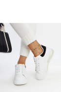 Białe sneakersy na wysokiej podeszwie Zrina - Solea Solea