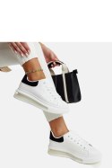 Białe sneakersy na wysokiej podeszwie Zrina - Solea Solea