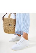 Biało-srebrne sneakersy Akila - Solea Solea