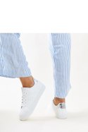 Biało-srebrne sneakersy Akila - Solea Solea