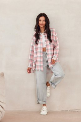 Koszula Damska Model Daisy BLU0202-A31 Pink - Roco Fashion Roco Fashion