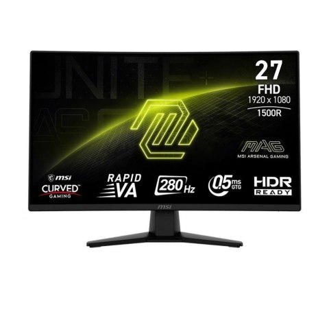 Monitor MSI 27" MAG 274CXF Rapid VA FHD 280Hz 2xHDMI DP MSI