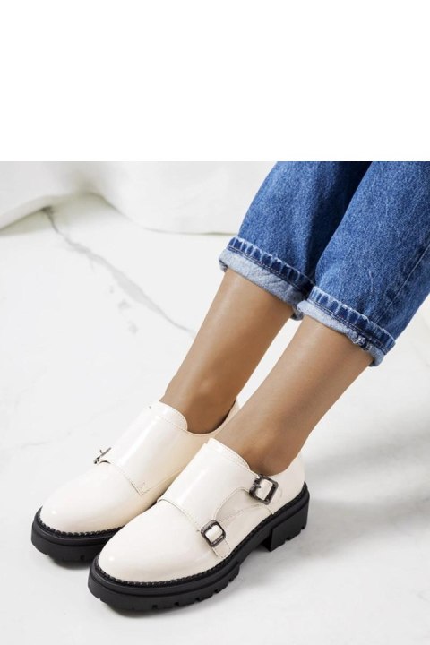 Beżowe lakierowane półbuty Valks - Solea Solea